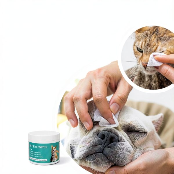 Pet Eye Wipes for Cats and Dogs, Dog Eye Wipes, Eye Wipes for Dogs, Pet Eye Wipes for Remove Tear Stain, Eye Debris, 100 Count-5