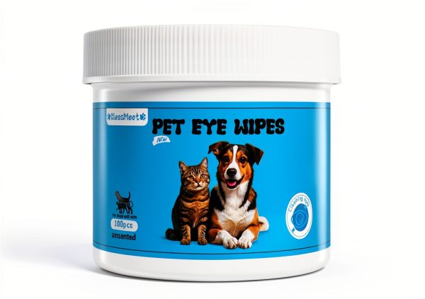 PET Eyes Wipes for Dogs & Cats - Gently Remove Tear Stain, Debris, Crust & Discharge- Hypoallergenic & Deodorizing Pet Cleaning Grooming Wipes Cleaner for Eyes, Face & Wrinkle -Unscented-0